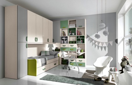 Cameretta a ponte angolare Omnia 3