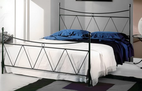 Letto matrimoniale in ferro Marika