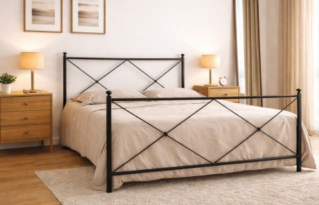 Letto matrimoniale in ferro Alba