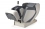 Poltrona Smart M620PRO distesa in posizione di riposo, vista laterale con pediera aperta