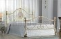 Letto in ferro mod. Caterina - avorio antico