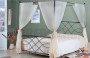 Letto in ferro mod. Sospiro - con baldacchino