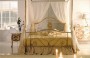 letto in ferro mod. Lory con baldacchino