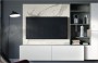Mobile soggiorno Horizon 859 - particolare porta tv laminam