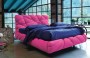 Letto Marvin by Noctis - Lycra neon pink 900 vista laterale
