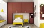Cameretta a ponte GOLF C145 - Letto, Armadio