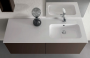 Mobile Arredo Bagno BG027 - lavabo consolle in mineral glass