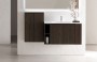 Mobile Arredo Bagno Bg013-base portalavabo e pensile a 2 ante
