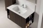Mobile Arredo Bagno Bg013 - Base porta lavabo, lavabo integrato e elemento a giorno