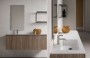 Mobile Arredo Bagno BG025 - particolare specchiera e piano in Tekor.