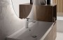 Mobile Arredo Bagno BG008 - Specchiera e lavabo ad incasso.