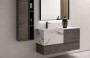 Mobile Arredo Bagno BG011 - Base sospesa, lavabo e colonna.