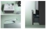 Mobile Arredo Bagno UP001 - Particoare cassetto base, lavabo e faretto.