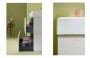 Mobile arredo bagno UP010 - particolare cassetto base e top.