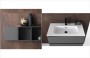 Mobile arredo bagno UP014 - particolare pensile e lavabo.