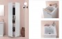Mobile arredo bagno UP25 - particolare colonna e lavatoio.