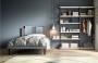 Cameretta Room 112 -  particolare letto e libreria