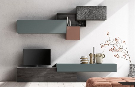 Mobile soggiorno HORIZON 901 - ZOOMED