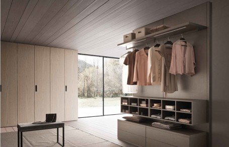 Armadio ZY 330 - composizione laterale appendiabiti.