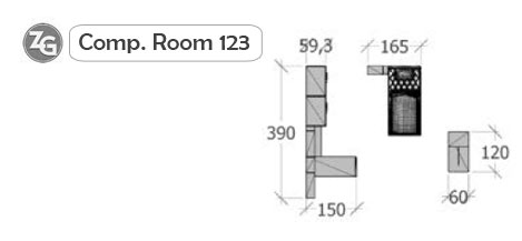 Misure cameretta room 123
